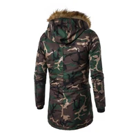 Russian Winter Parkas Long Windproof Jacket Men Thicken Camouflage Coat Male New Fur Collar Hooded Jacket Men Abrigos Hombres 2