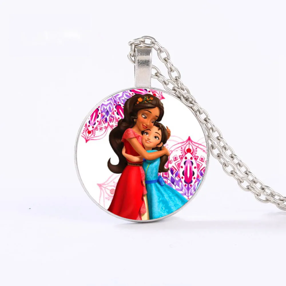 Latin Princess Elena Long Necklace Elena of Avalor Cartoon Jewelry