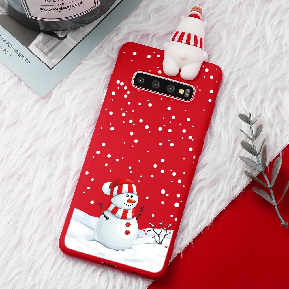 sdxrsg Рождество 3D Платье с изображением снеговика чехол для samsung A10 A10e A30 A50 A70 S6 S7 край S8 S9 S10 Plus Note 8 9 10 Pro M10 M20 M30 крышка - Цвет: sdxrsg