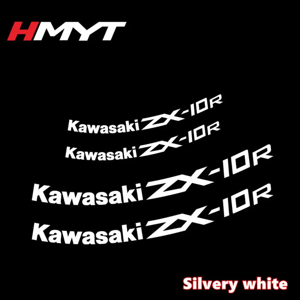 Применимо к ZX-10R Модифицированная Водонепроницаемая наклейка на ступицу колеса мотоцикла Kawasaki, светоотражающие 17 дюймов колеса, двухсторонняя наклейка - Цвет: A