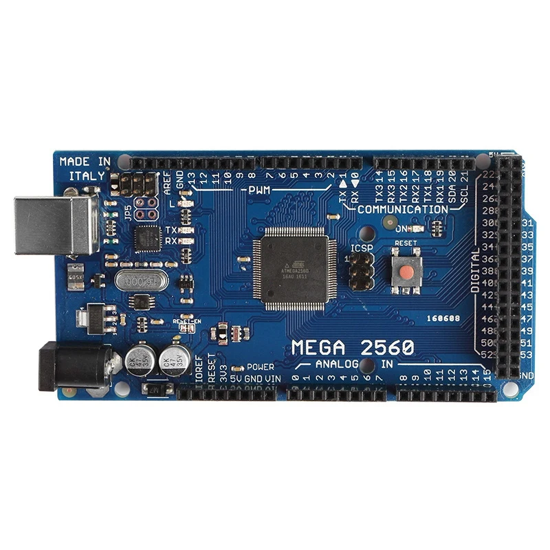 Mega 2560 R3 Mcu макетная плата электронные строительные блоки отправка Usb кабель Atmega16U2-Mu