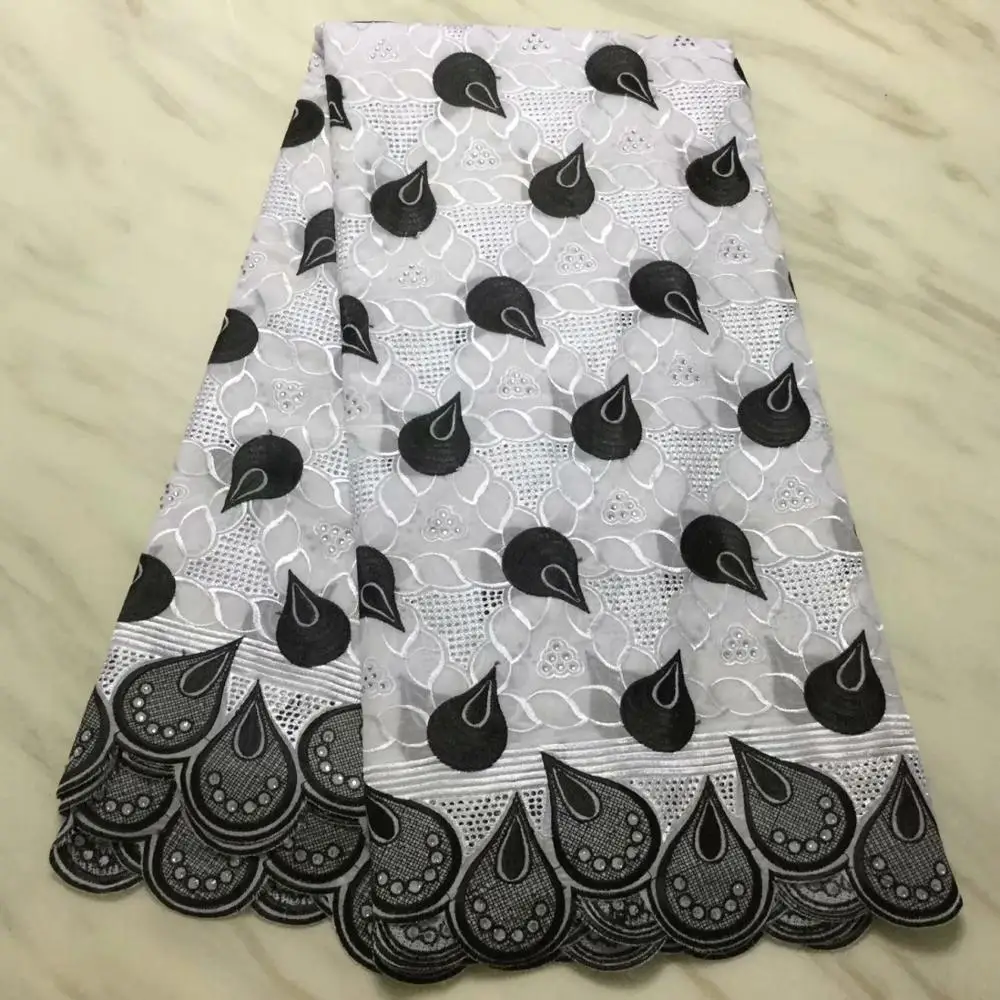 Высокое качество швейцарская вуаль кружева в швейцарской хлопковой Африканской сухой хлопковой кружевной ткани нигерийские кружева вуаль 5 ярдов PL1602