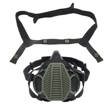 

Paintball Shooting Half Mask Replaceable Filter Antidust SOTR Special Operations Tactical Respirator Wargame Airsoft Accessories