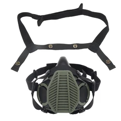 Paintball Shooting Half Mask Replaceable Filter Antidust SOTR Special Operations Tactical Respirator Wargame Airsoft Accessories