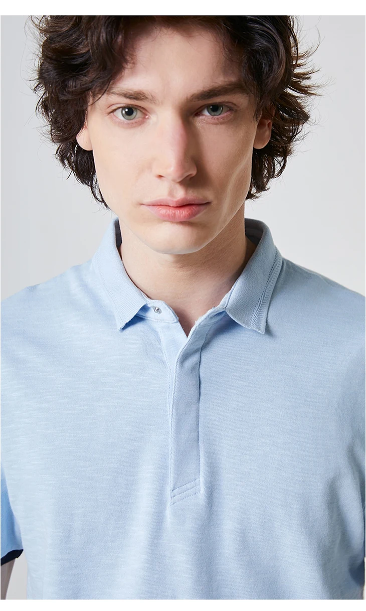 Избранные хлопковые обычной посадки с коротким рукавом отложной воротник Poloshirt S | 419206558