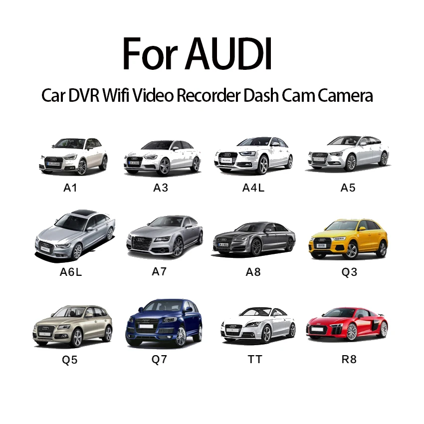 Для Audi A1 A3 A4 A5 A6 A7 Q3 Q5 Q7 2004 2020 автомобильный мини Wifi камера Full HD 1080P Автомобильный
