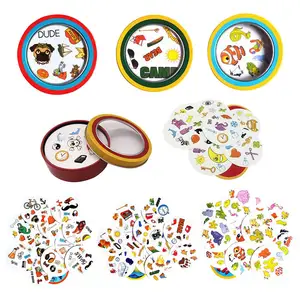 Board Game Cards Toy Spot It Game For Kids Children Education Card Game English Version Home Party Fun Over 5 Years Old
