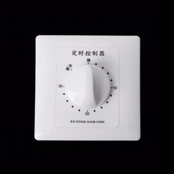 

AC 220V Timer Switch Control Pump Mechanical Countdown Control Interruptor 30/60/120 Minutes