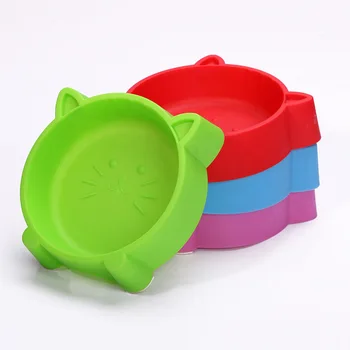 

Safety Cute Multi-Purpose Candy Color Plastic Dog Bowls Feeding Water Food Puppy Feeder Cat Dog Bowls Pet Feeding Supplies