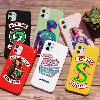 

PUNQZY Riverdale TV Show southside POPS Red Phone Case For iPhone 11 pro max 5 SE 2020 XR 6s 8 7 Plus X XS MAX TPU Silicone case