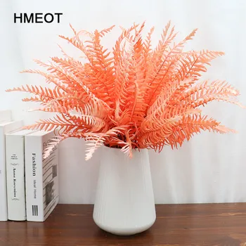 

47 cm Simulation Fern Grass Green Plant Artificial Fern Persian Leaves Flower Wall Hanging Plants Home Wedding Garden Decoration