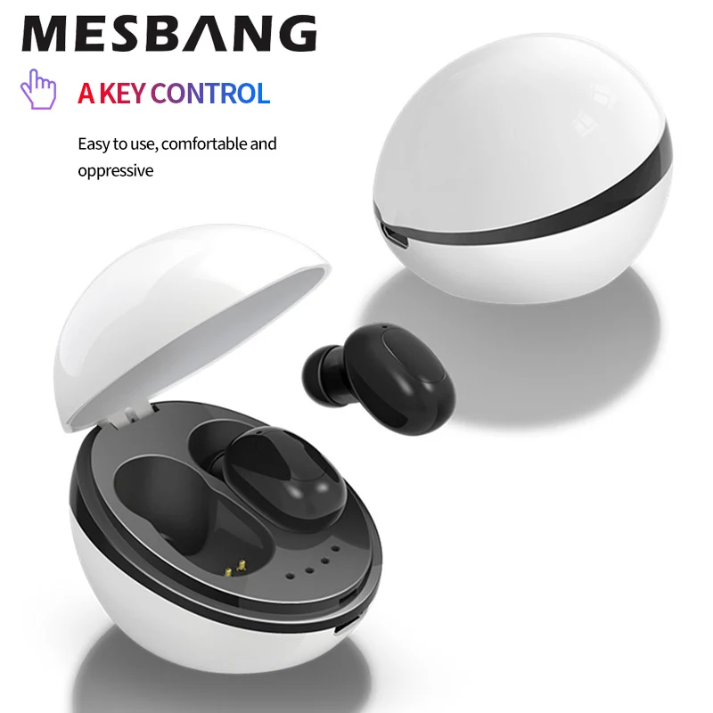 Беспроводные наушники Bluetooth 5 0 мини Tws Hi Fi стереонаушники с микрофоном зарядная