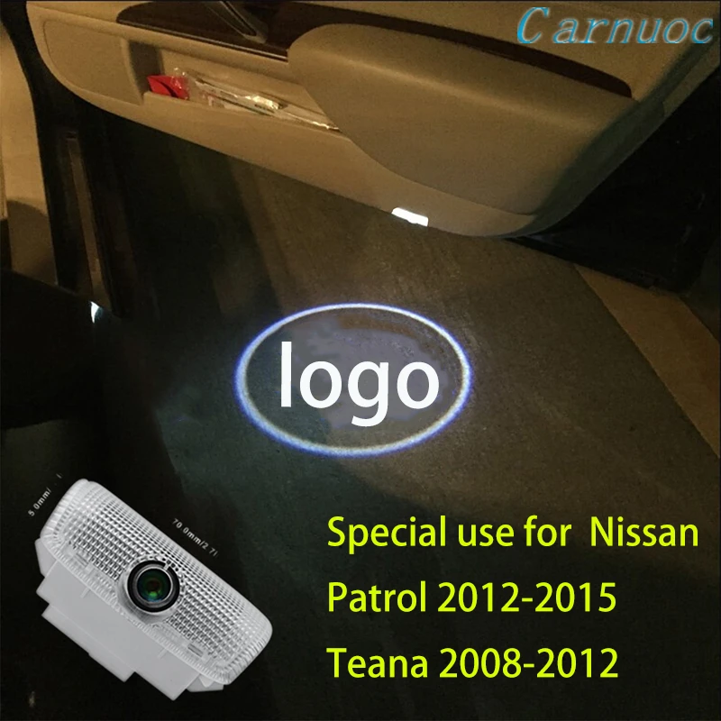Для Nissan подсветка дверей автомобиля патруль 2012- Teana 2008-2012 Авто Добро пожаловать Свет двери светодиодная лампа/лазерный свет