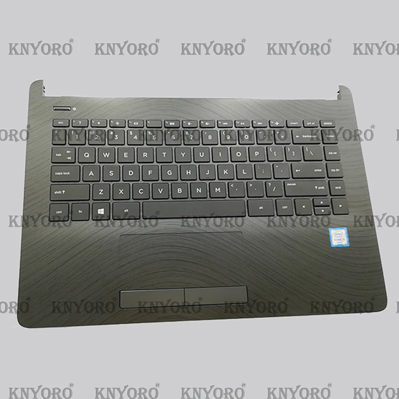 Б/у и 95% для hp 14-BS 14-bs042TX 14-BW TPN-Q186 240G6 245G6 Ноутбук Упор для рук Touc hp ad клавиатура US 925309-001