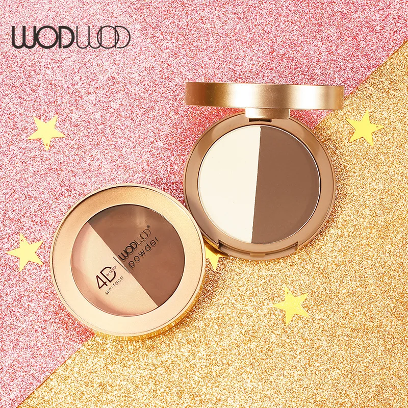 

Makeup Wodwod Stereo Double Color Shading Powder Beginners V Face High Light Shadow Combination Shading Powder Cake Hairl Line