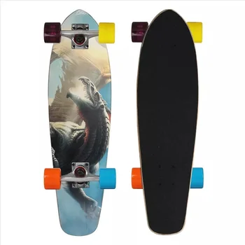 

Coolstep 27'' Single tilt 7-tier maple wood surfing cruiser big penny fish skatebaord for men women