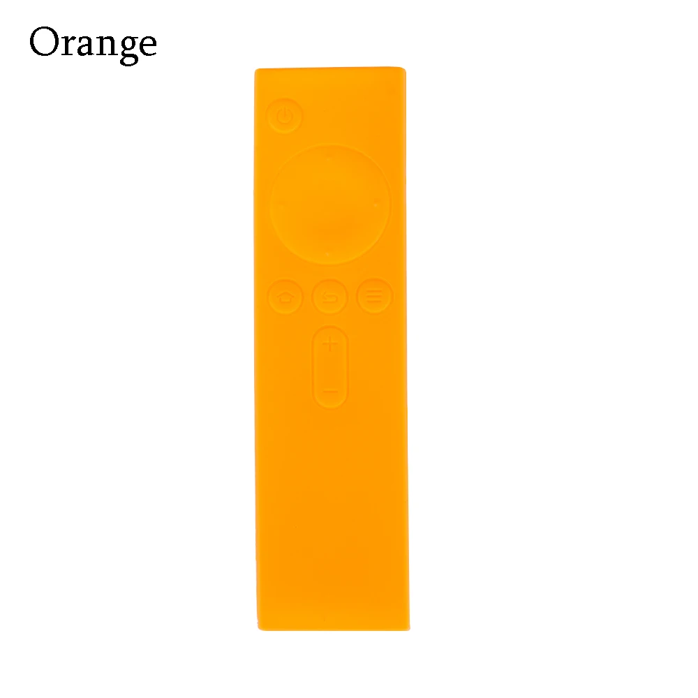 1PC Soft Silicone TPU Remote Control Covers Rubber Controller Dust Anti-Slip Covers Protective Case Household Merchandises - Цвет: orange