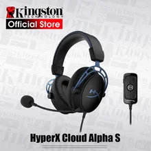 Kingston HyperX Cloud Alpha S электронная Спортивная гарнитура 7,1 объемный звук Игровая гарнитура с микрофоном для ПК