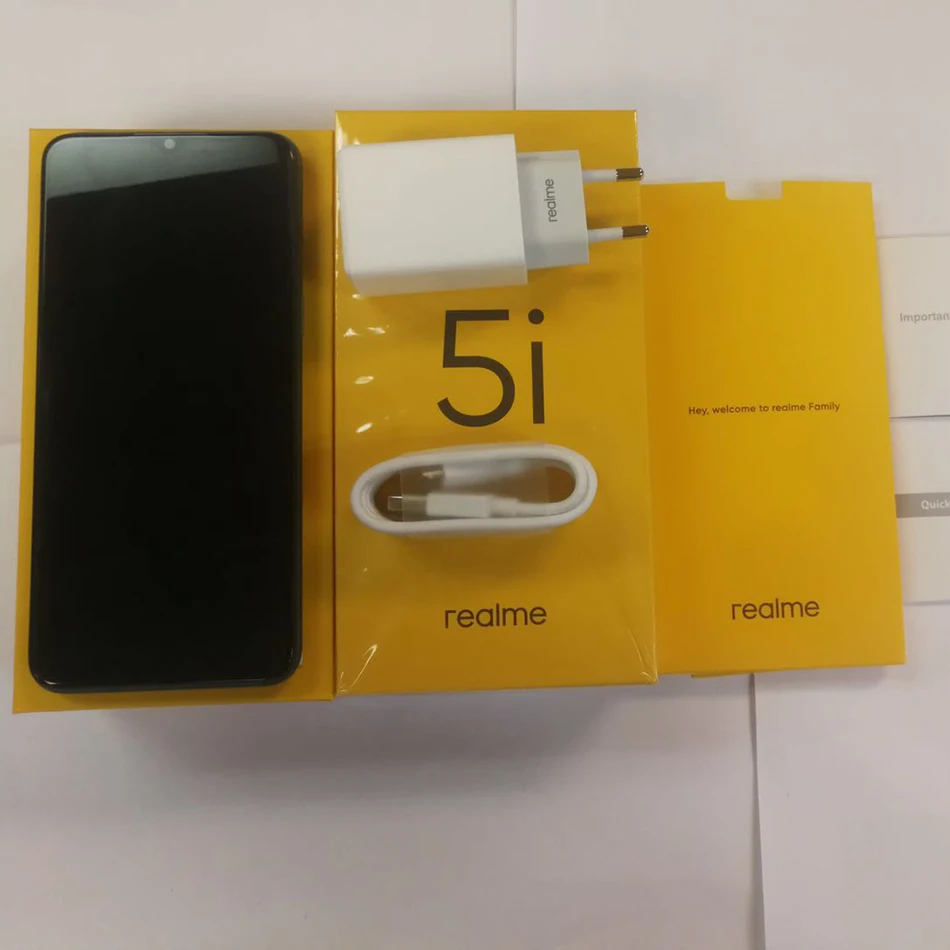 realme 5i Global Version 4GB 64GB 6.5'' Moblie Phone Snapdragon 665 AIE 12MP Quad Camera Cellphone 5000mAh 10W EU Charger|Смартфоны| |
