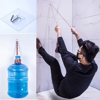 

New Transparent Removable Bathroom Kitchen Wall Strong Paste Hook Stick Home Key Towel Hanger Holder Hooks