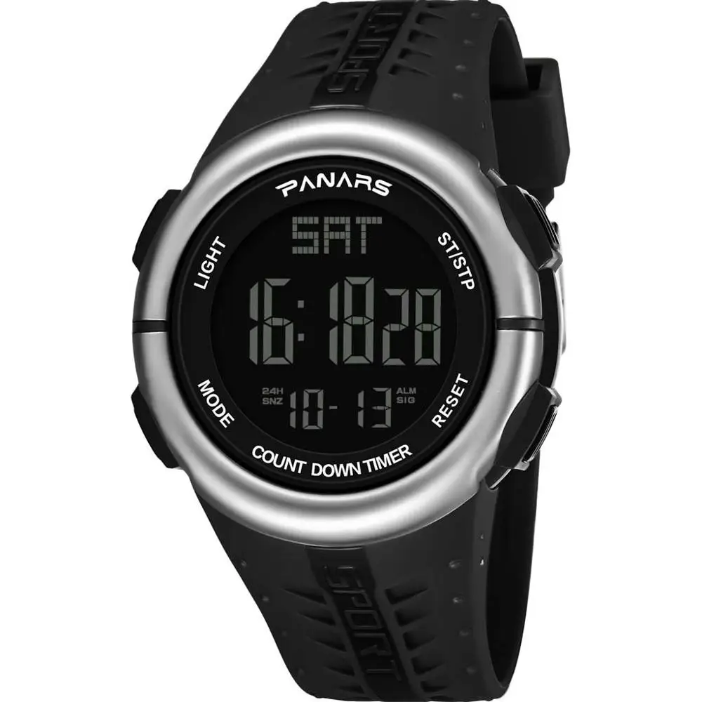 

Sports Waterproof Alarm Multi Function Luminous Outdoor Men's Electronic Watch Digital Watch Men Water Resistant #4N06
