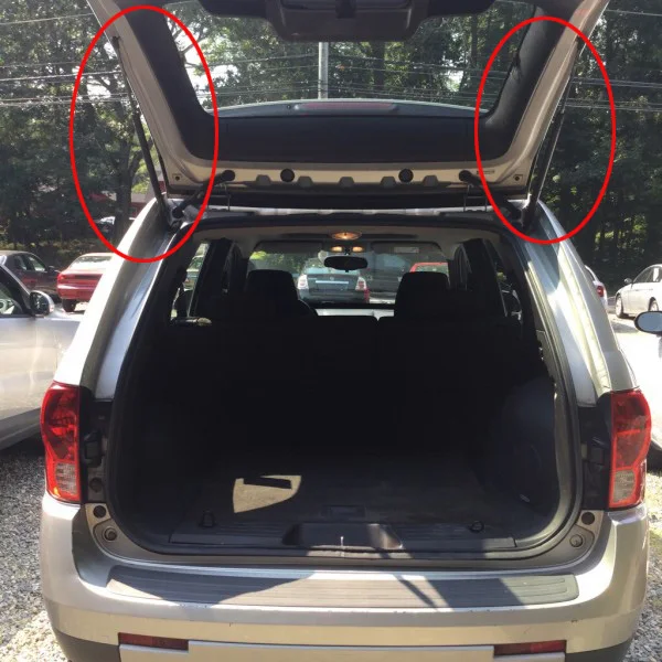 2) Авто задний Liftgate люк газ заряженный Пружинные стойки Лифт поддержка для Pontiac torent 2006-2009 23,31 дюймов Chevrolet Equinox