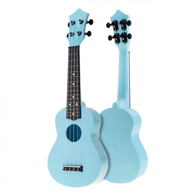 21 дюймов Акустическая укулеле Уке 4 струны Гавайи гитара инструмент для детей и начинающих музыки - Цвет: Blue