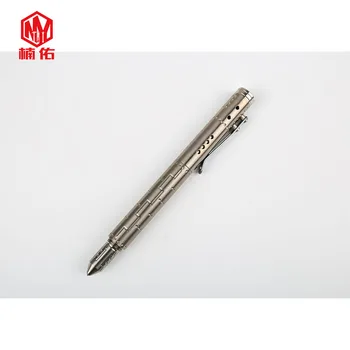 

1PC Titanium Alloy Signature Writing Pen Outdoor Tactical Tungsten Steel Broken Window Tool Outdoor EDC Self-defense Multi-tool