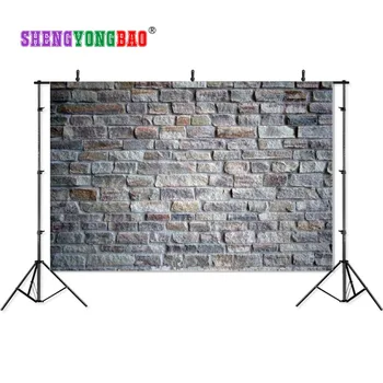

SHENGYONGBAO Vinyl Custom Photography Backdrops Prop Brick Wall Theme Photo Studio Background F19511-1021