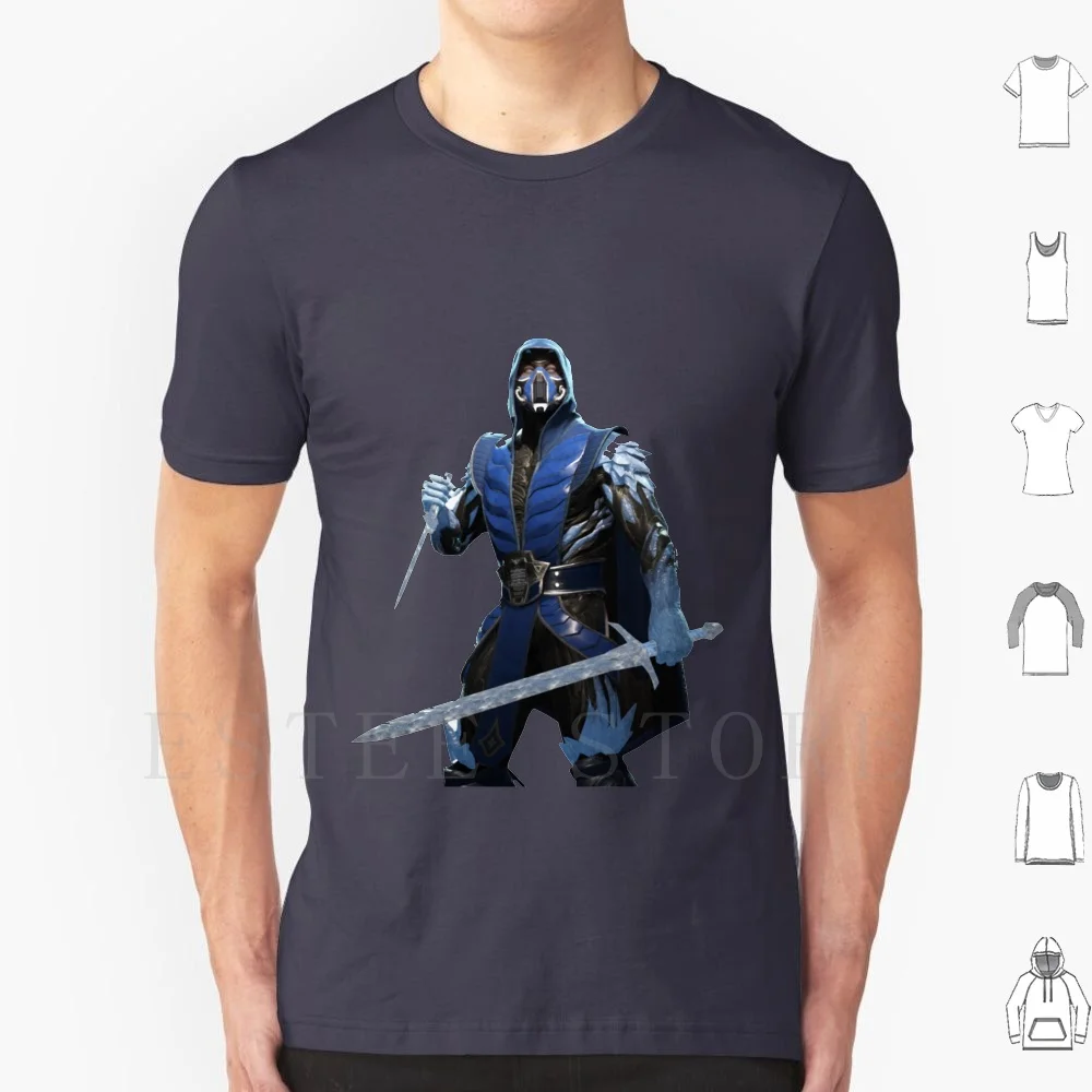 Sub Zero Geek T Shirt Uomo Cotone 6Xl Sub Zero Geek