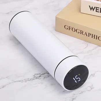 

Smart Thermos Water Cup Thermometer Stainless Steel LED Display Temperature Business Gift Creative Thermos Water Bottle Kettle