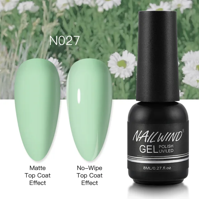 Nailwind Gel Nail Polish 8ml Semi Permanent Varnish Nail Art All for Manicure Need UV LED lamp Base Top coat Nails Gel Polish RE11-N027
