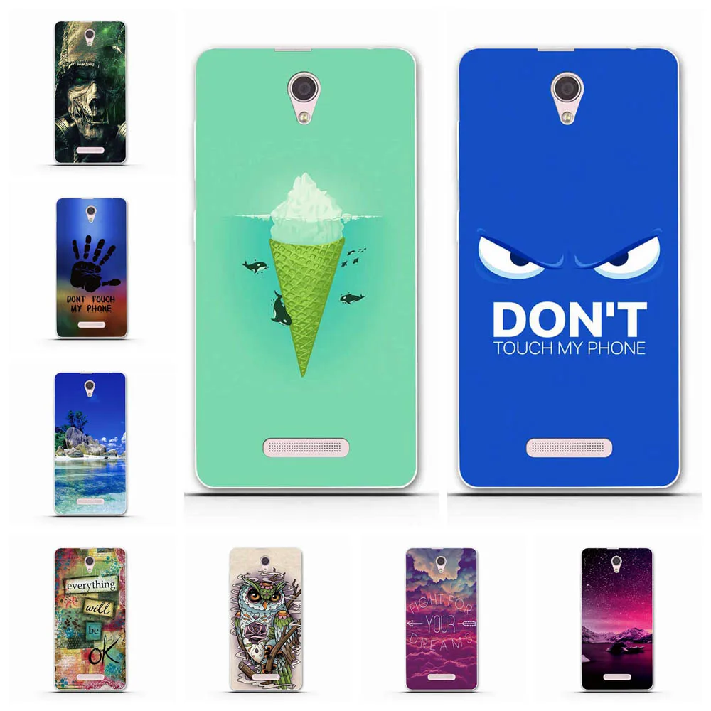 

For Lenovo A5000 Case Ultra-thin Soft TPU Silicone For Lenovo A5000 A 5000 Cover Fashion Patterned For Lenovo A5000 Coque Bumper