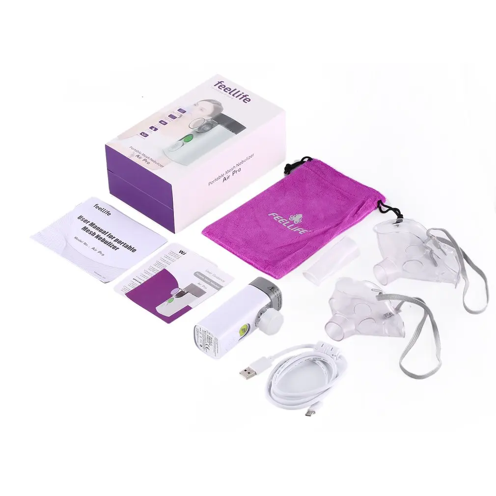 Зарядка через usb Air Pro Nebulizer для детей и взрослых Inalador Nebulizador Inalador Portatil USB медицинское оборудование Nebulizer