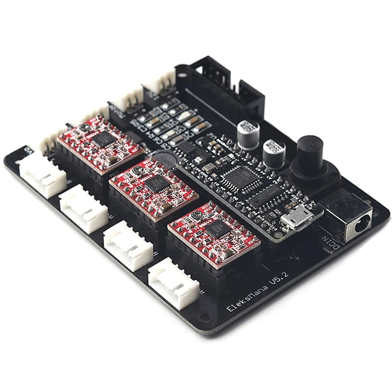 

Hot Sale Eleksmana V5.2 Grbl Cnc Motherboard Usb Cnc 3 Axis Control Card Cnc Diy Parts Device Usb Stepper Motor Driver
