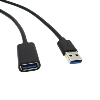 

2pcs Portable Oxygen Free Copper Plug And Play Professional High Speed USB3.0 Data Sync Male To Female Extension Cable Stable