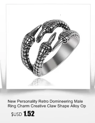 Hot New Domineering Men's Ring Punk Style Animal Scorpion Ring Alloy Inlaid Rhinestone Gothic Exaggerated Fashion Jewelry Gift Hot New Domineering Men's Ring Punk Style Animal Scorpion Ring Alloy Inlaid Rhinestone Gothic Exaggerated Fashion Jewelry Gift