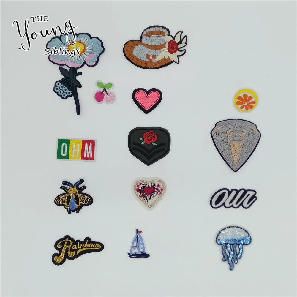 Мультяшный патч термоплавкий клей аппликация вышивка своими руками аксессуары