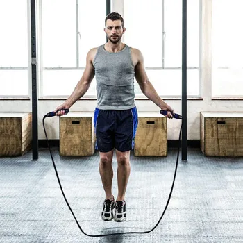 

#H45 Jump Rope Women Men Fitness Skipping Rope Home Portable Excercise Workout Advanced Jumping Rope Corda Per Saltare