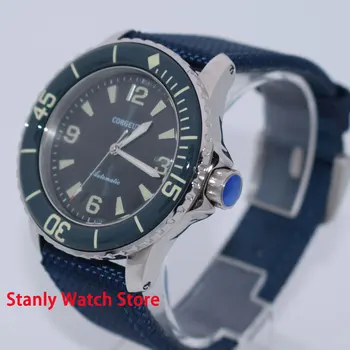 

Corgeut 45mm Green Dial Luminous Marks Rotating Bezel Automatic Self-Winding Movement Men's Wrist Watch