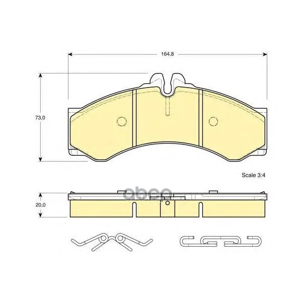 Колодки Тормозные Mercedes Sprinter(901-904) 95-06/Vw Lt 28-46 96-06 Пер./Зад. Girling 6112889 Girling арт. 6112889