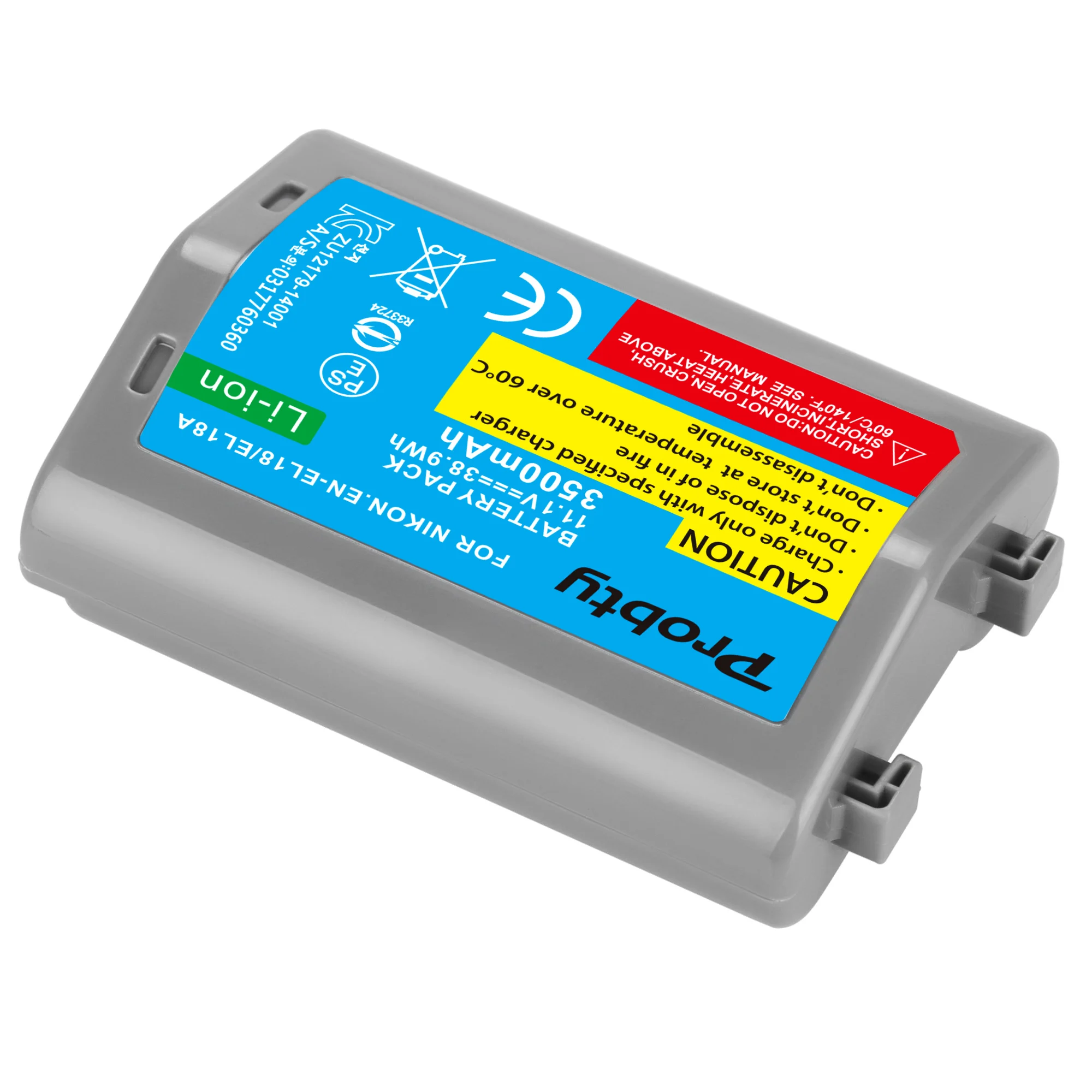 3500Mah En-El18 En-El18A Enel18 En El18 Batteria Per Fotocamera Per Fotocamere Nikon D4, D4S, D5 Nikon Mb-D12, D800, D800E Battery Grip