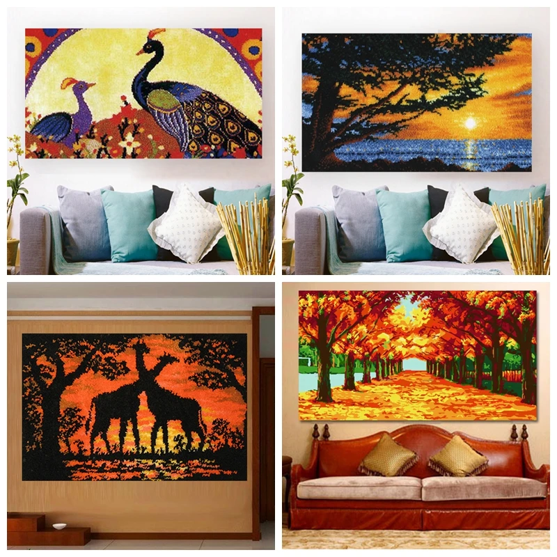 #Special Offers Scenery Series Crochet Carpet Kits Latch Hook Rug Everything For Handmade Your Wall Decoration Carpet Needlework Button Package #Special Offers Scenery Series Crochet Carpet Kits Latch Hook Rug Everything For Handmade Your Wall Decoration Carpet Needlework Button Package