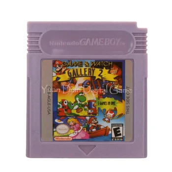 

For Nintendo GBC Video Game Cartridge Console Card Game & Watch Gallery 2 English Language Version