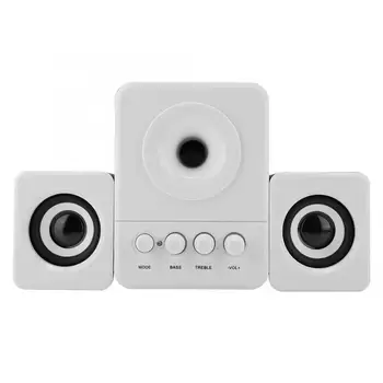 

SADA D-203 Computer Speaker Mini USB2.1 Base Speaker Bluetooth4.2 Version Speaker 3-inch bass speaker effect music New