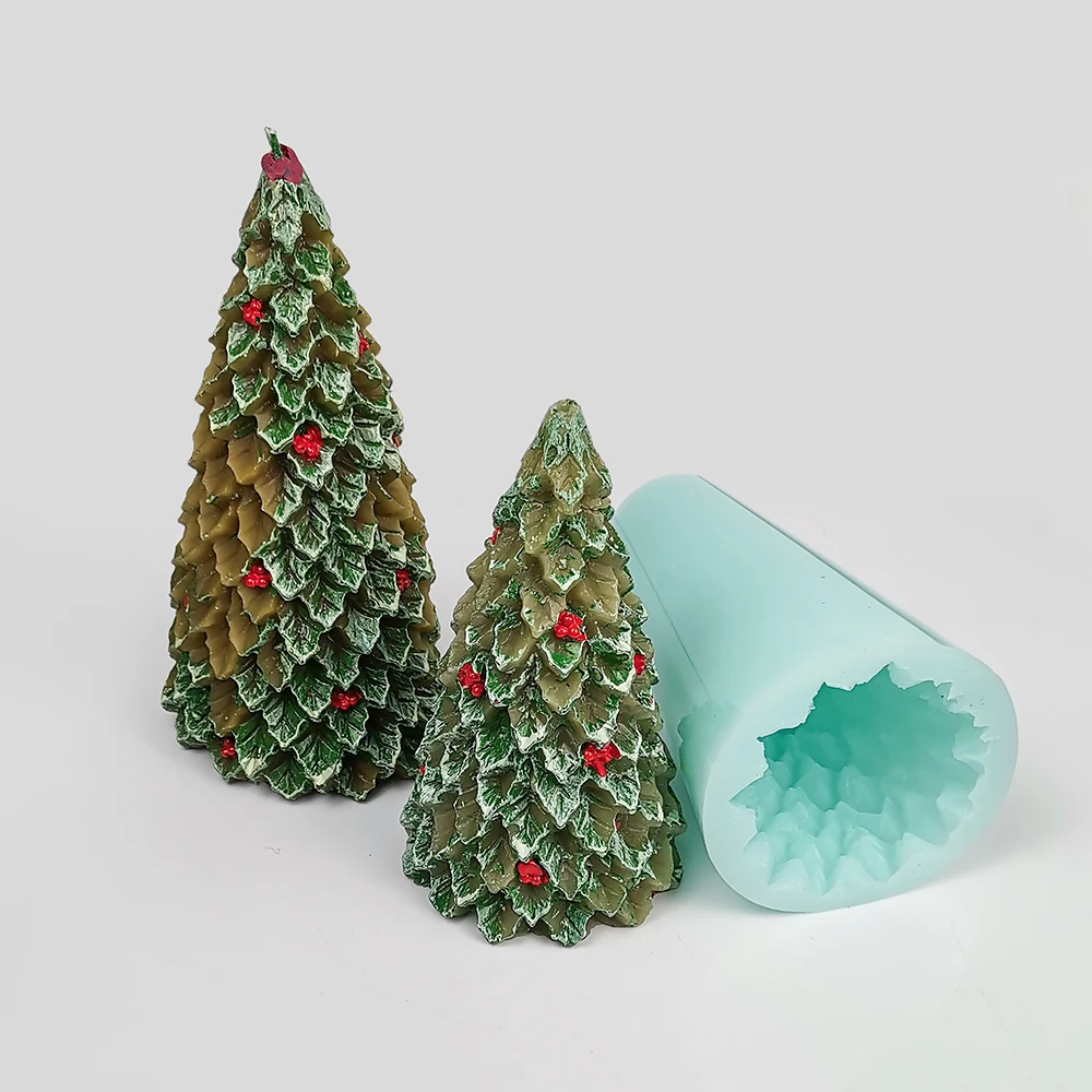 

LZ043 PRZY Christmas Tree Mold Soap Molds Pine Tree Handmade Soap Mould Mold Silicones Fondant Clay Resin Moulds Candle Mould