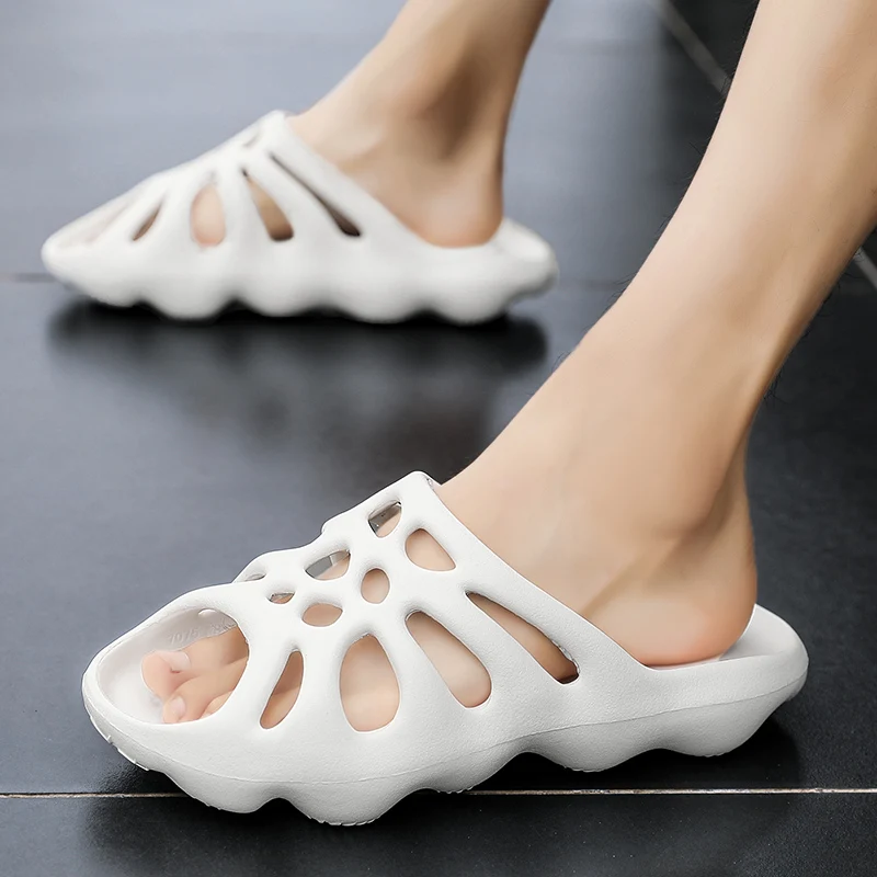 Мужские босоножки WEH повседневные Нескользящие шлепанцы летние пляжные тапки