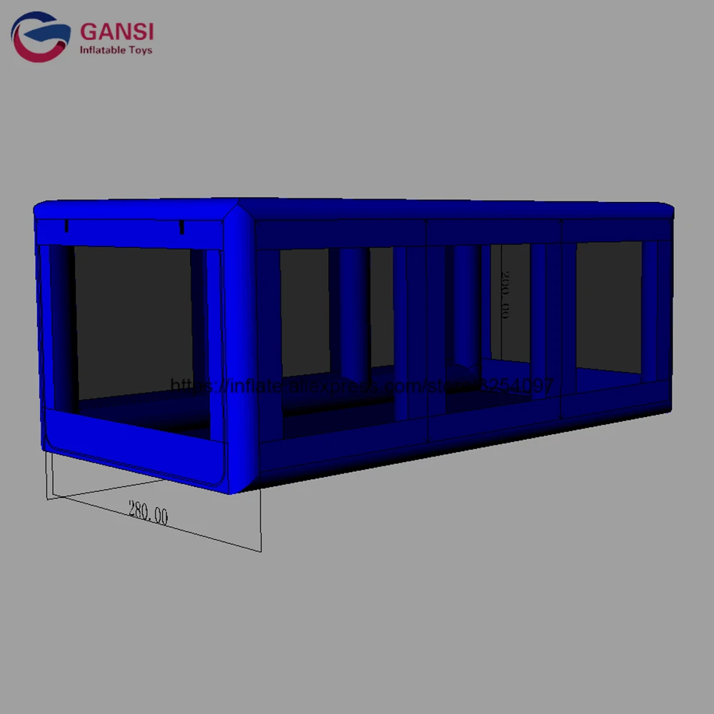 inflatable red car tent15