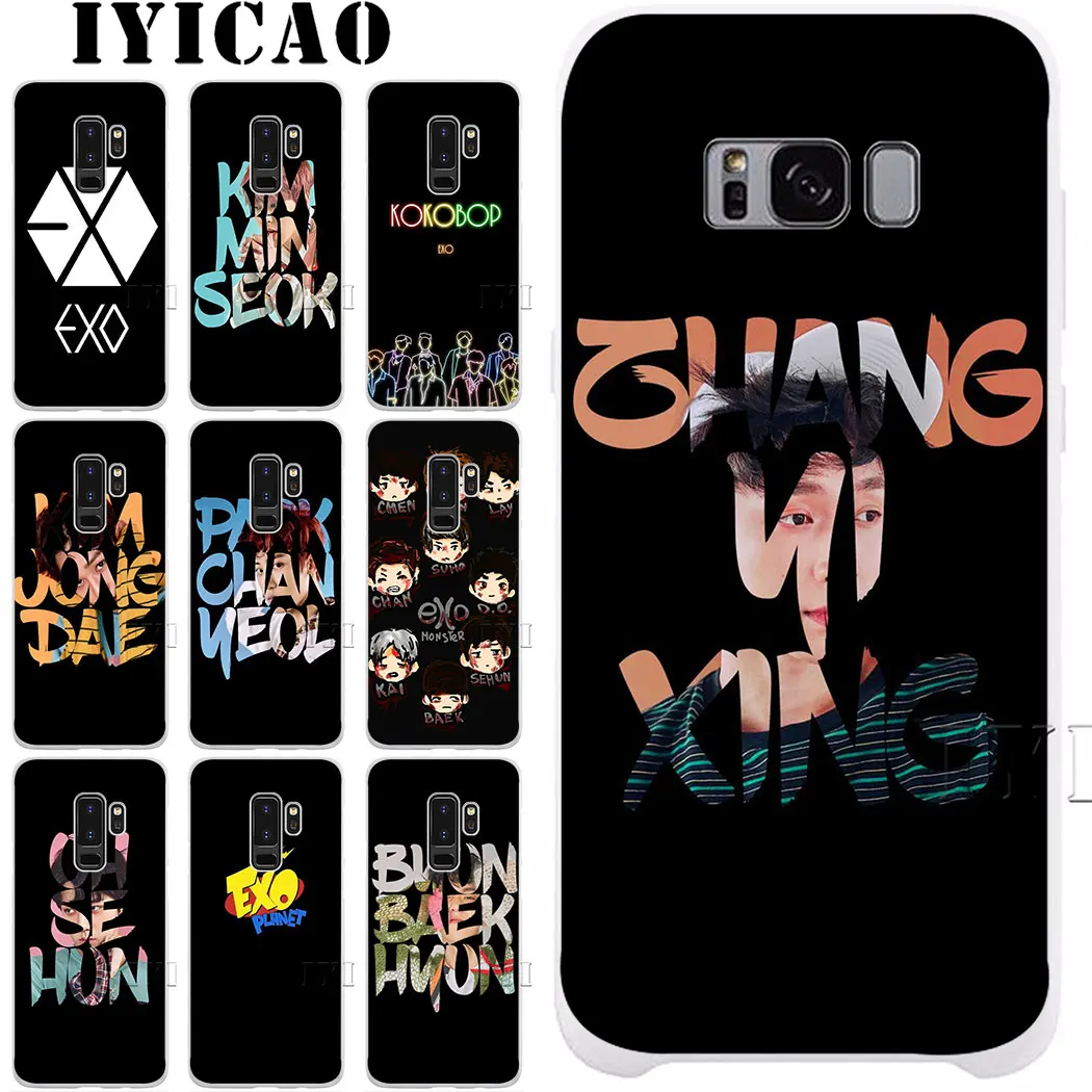 Жесткий чехол Park Chanyeol EXO для samsung Galaxy S10e S10 S9 S8 Plus S6 S7 Edge Note 9 8 | Мобильные телефоны и