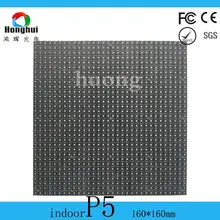 Экран дисплея, дверная головка, рекламный знак, светящийся цветной динамический рекламный светодиодный дисплей для помещений p5 160*160 мм